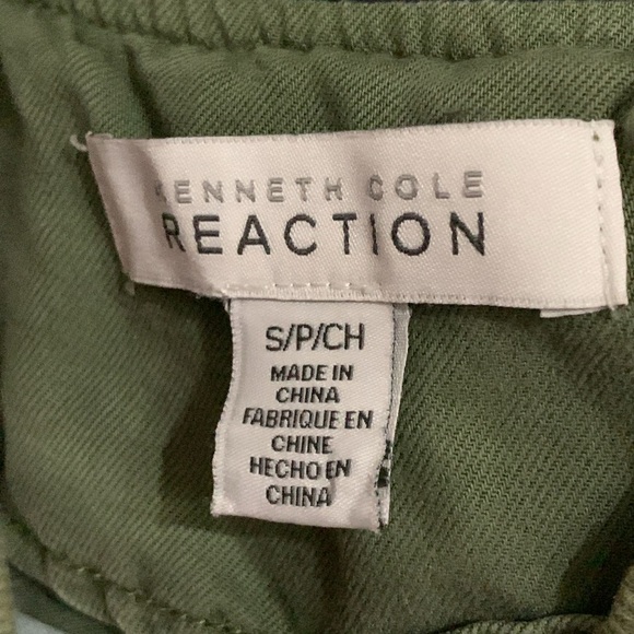 Kenneth Cole Reaction, Army Green Jacket Zip Small - Picture 2 of 2